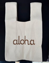 Aloha Knit Bag - Beige