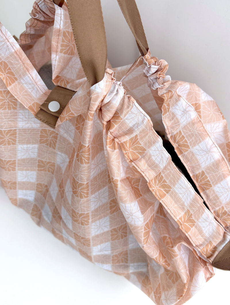 HOLO HOLO BAG - BEIGE TIARE GINGHAM