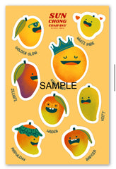 Local Kine Mangos Sticker Sheet